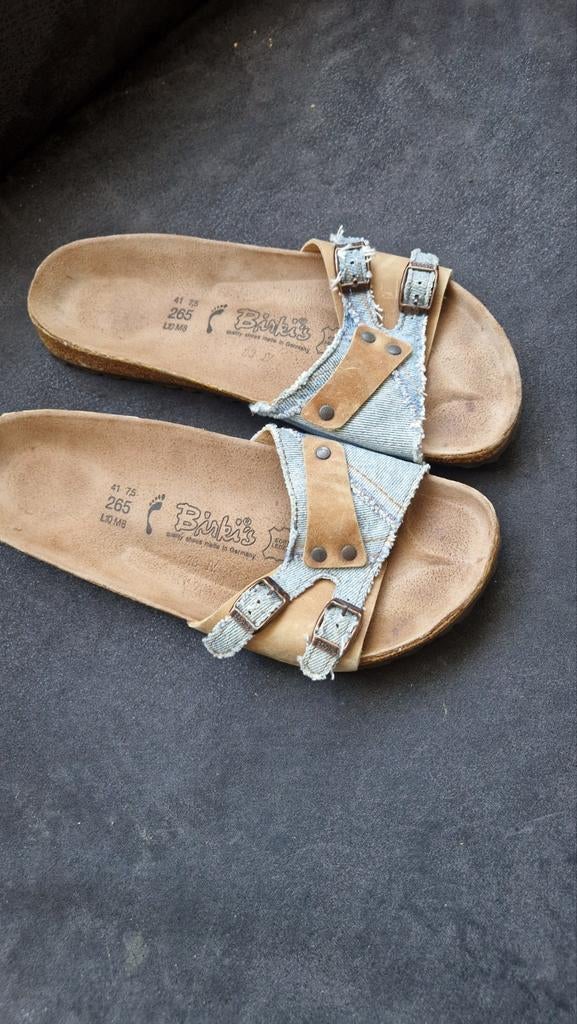 Birkenstock Birki's Denim maat 41, Kleding | Dames, Schoenen, Slippers, Blauw, Nieuw, Ophalen of Verzenden