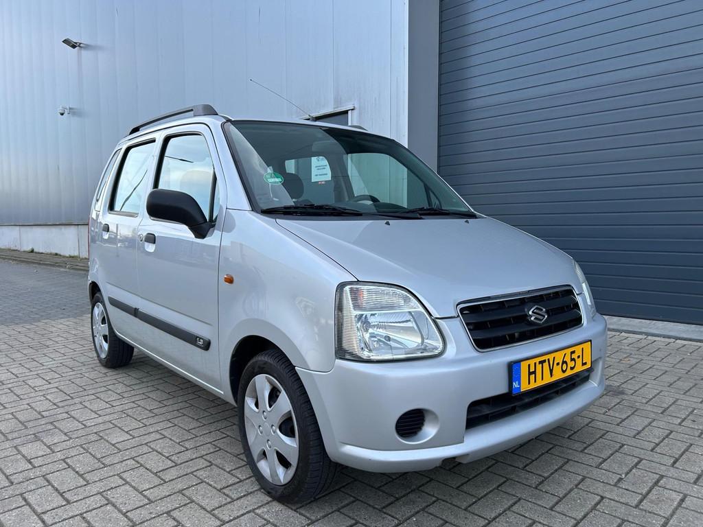 Suzuki Wagon R+ 1.3 GLX AUT AIRCO APK 2004, Auto's, Suzuki, 94 pk, Stof, Gebruikt, Wagon R+