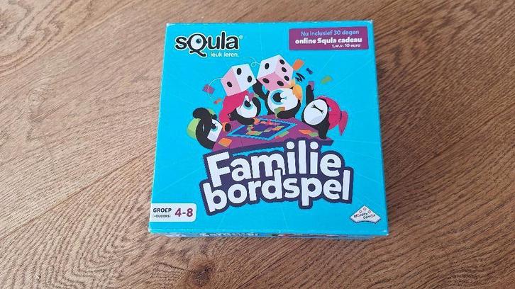 Squla familie bordspel, Hobby en Vrije tijd, Gezelschapsspellen | Bordspellen, Zo goed als nieuw, Een of twee spelers, Drie of vier spelers