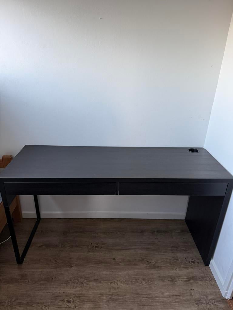 Micke Bureau Ikea, Ophalen, Zwart, 50 cm, 142 cm