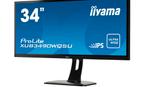 iiyama ProLite monitor 34 inch, Computers en Software, Monitoren, Ophalen, Hoofdtelefoonaansluiting, Zo goed als nieuw, HDMI