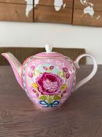 Pip Studio theepot roze met bloemen, Huis en Inrichting, Keuken | Servies, Gebruikt, Overige typen, Ophalen of Verzenden, Overige stijlen