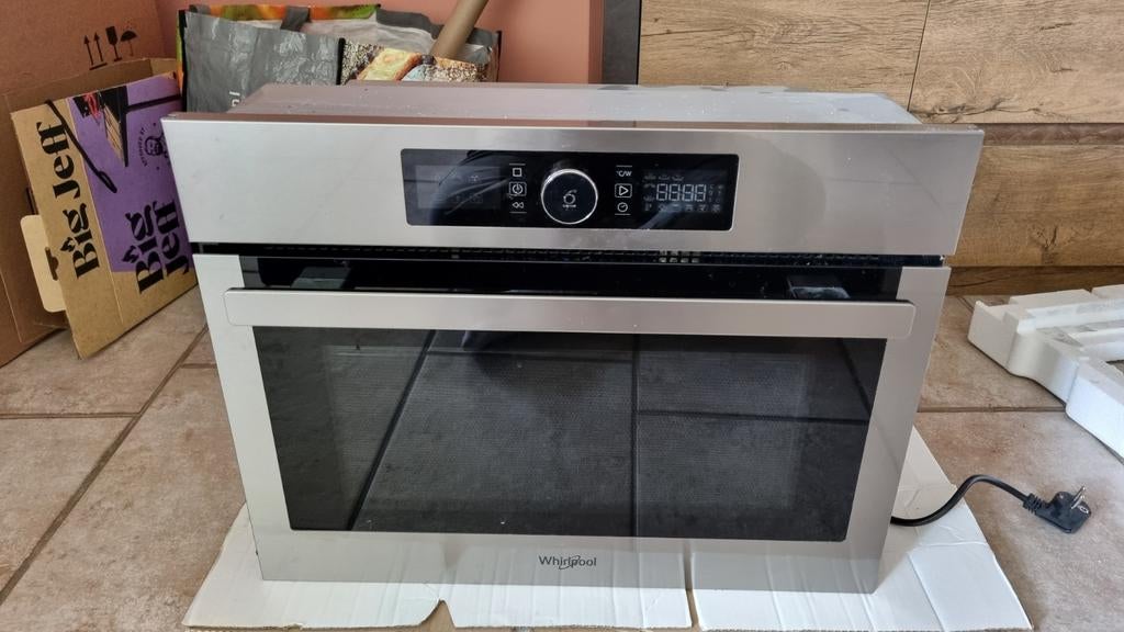 Whirlpool combimagnetron - Inbouw, Ophalen, Combimagnetron, Gebruikt, Grill