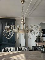 Brocante Hanglamp Oudzilver - 12 Lichtpunten, Ophalen of Verzenden, Gebruikt, Metaal, Brocante, Klassiek, Landelijk