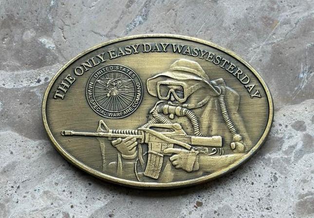 US Navy Seals coin, Ophalen of Verzenden, Marine, Amerika, Embleem of Badge