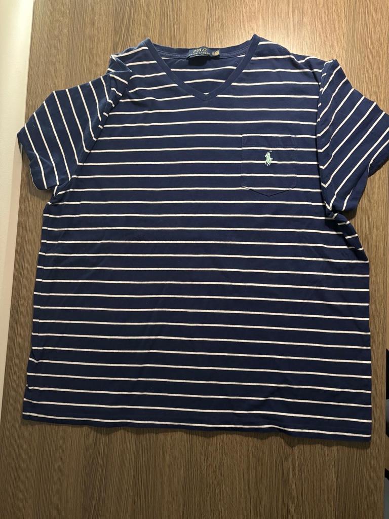 Polo Ralph Lauren T-shirt, maat Large, Kleding | Heren, T-shirts, Ophalen of Verzenden, Gedragen, Maat 52/54 (L), Blauw