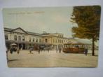 Utrecht Station met Electrische Tram Utrecht station in 1911, Ophalen of Verzenden, Voor 1920, Gelopen, Utrecht