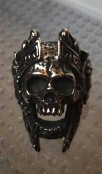 Gloednieuwe Outlaws Amsterdam Zilveren Doodshoofd Ring, Nieuw, Ophalen of Verzenden, Dame of Heer, Zilver