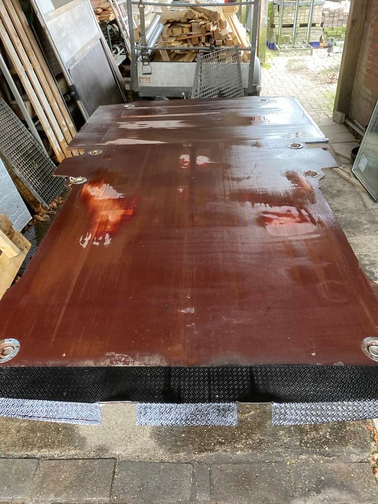 Vloerplaat voor bestelwagen - multiplex met antislip, Ophalen of Verzenden, Gebruikt