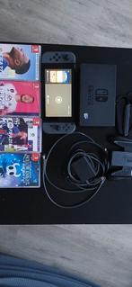 Nintendo Switch met Dock, 256GB SSD, HDMI, Oplader + Games, Spelcomputers en Games, Met 2 controllers, Ophalen of Verzenden, Zo goed als nieuw