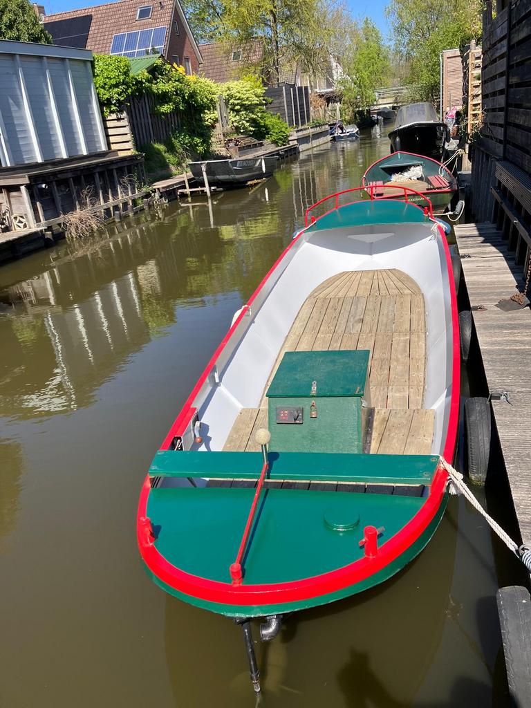 Te koop : Polderschuit model Botman, Ophalen, 10 tot 30 pk, Staal, Binnenboordmotor