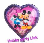 Minnie/Mickey mouse folieballon nr M327, Ophalen of Verzenden, Nieuw, Versiering, Verjaardag
