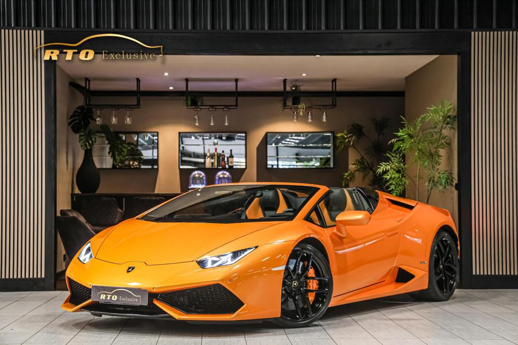 Lamborghini Huracán 5.2 V10 LP610-4|Lift|Keramisch|Alcantar, Auto's, Lamborghini, Automaat, Zwart, Startonderbreker, Bedrijf