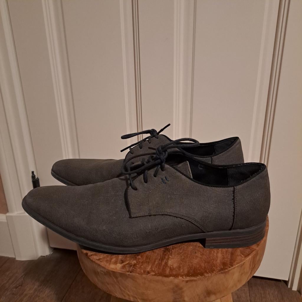 grijze veterschoenen mt 46, Overige kleuren, Ophalen of Verzenden, Zo goed als nieuw, OAKS