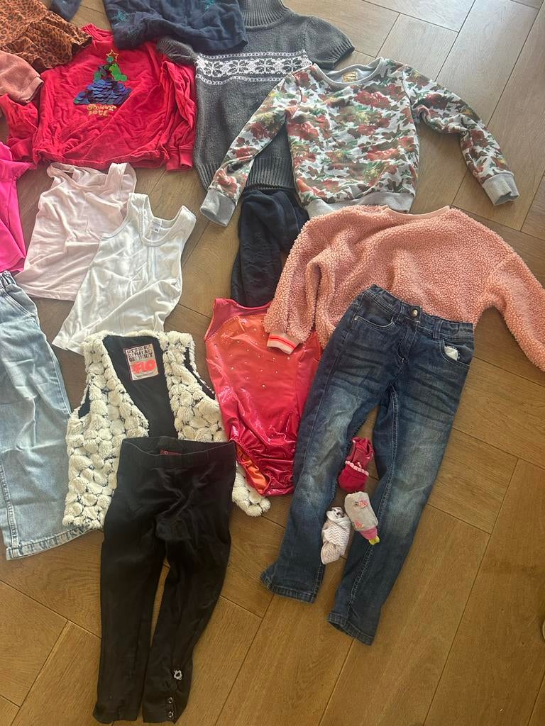 Kledingpakket meisjes maat 110-116, Ophalen of Verzenden, Gebruikt, Maat 110