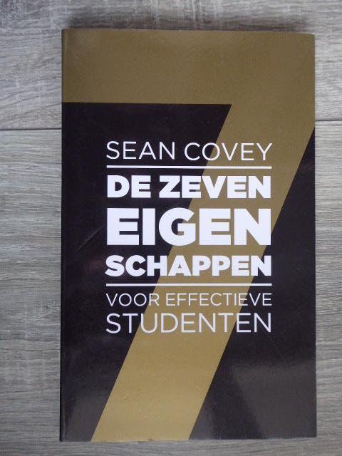 de ZEVEN EIGENSCHAPPEN van EFFECTIEVE STUDENTEN Covey nw, Ophalen of Verzenden, Alpha, Zo goed als nieuw, HBO