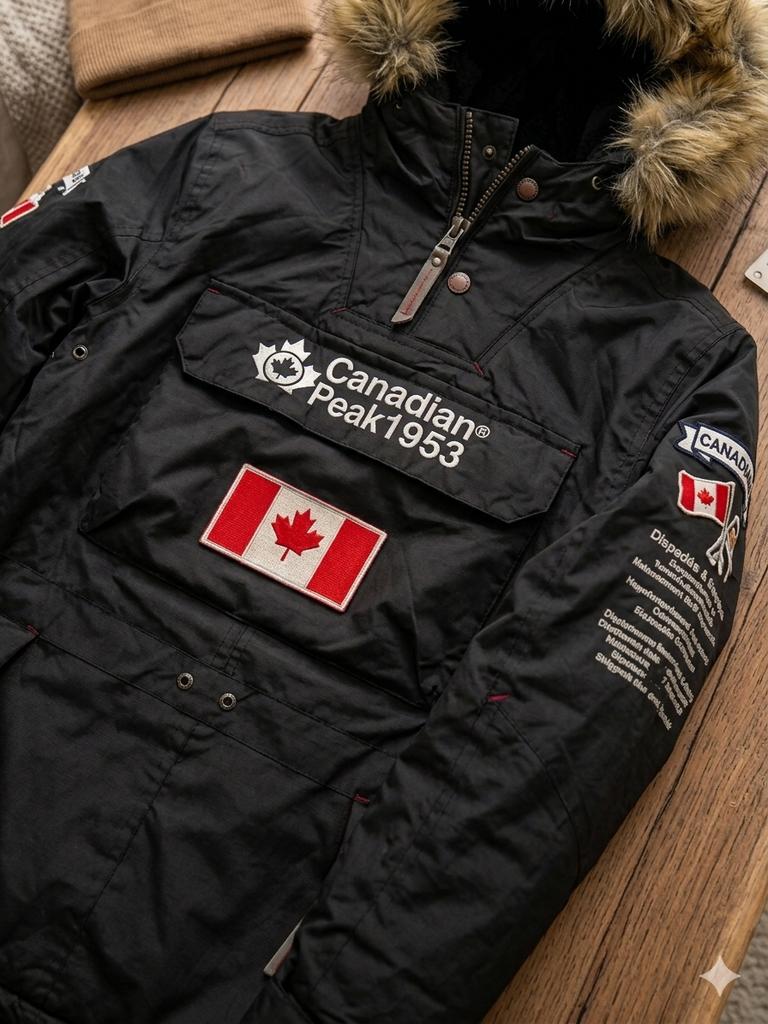 Canadian Peak 1953 winterjas, Kleding | Heren, Ophalen of Verzenden, Zo goed als nieuw, Maat 46 (S) of kleiner, Zwart