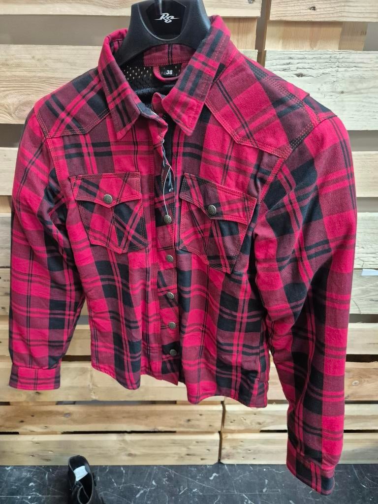 Dames  Houthakkers blouse 38, Motoren, Kleding | Motorkleding, Nieuw met kaartje, Rusty Stitches, Jas | textiel, Ophalen of Verzenden