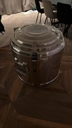 RVS Gamel nieuw in de doos voedselcontainer, Ophalen, Zo goed als nieuw, Rvs, Koekenpan of Braadpan