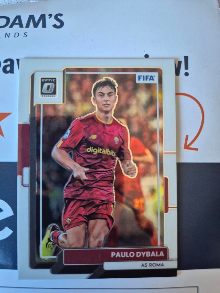 Paulo Dybala Panini Donruss Optic Voetbal Kaart AS Roma, Verzamelen, Sportartikelen en Voetbal, Ophalen of Verzenden