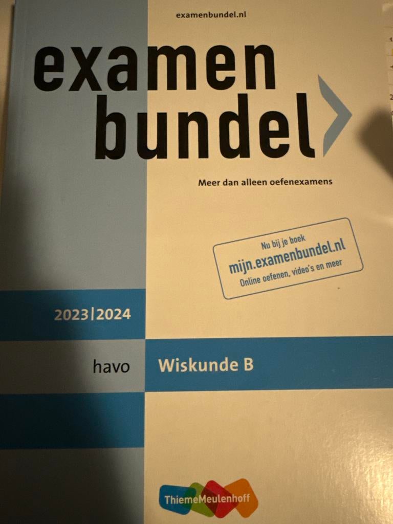 Examenbundel havo 2023/2024 Wiskunde B, Boeken, Schoolboeken, Ophalen, Nieuw, HAVO, Wiskunde B