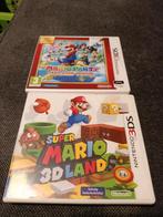 Mario 3d land en mario party voor 3ds, Avontuur en Actie, 1 speler, Ophalen of Verzenden, Zo goed als nieuw