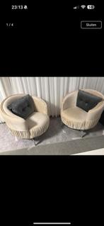 2creme fauteuils met kussens, Ophalen of Verzenden, Nieuw