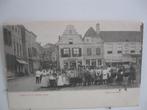 7870-4 Goes, Markt met veel volk, Verzamelen, Ansichtkaarten | Nederland, Verzenden, Voor 1920, Gelopen, Zeeland