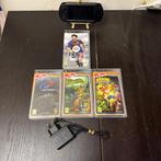 ️ Te Koop: Sony PSP-E1004 Handheld + 4 Games + Lader, Spelcomputers en Games, Spelcomputers | Sony PSP, Overige modellen, Zwart