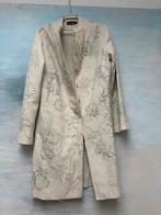 Antik Batik M jas/ vest wol lang roomwit, Ophalen of Verzenden, Zo goed als nieuw