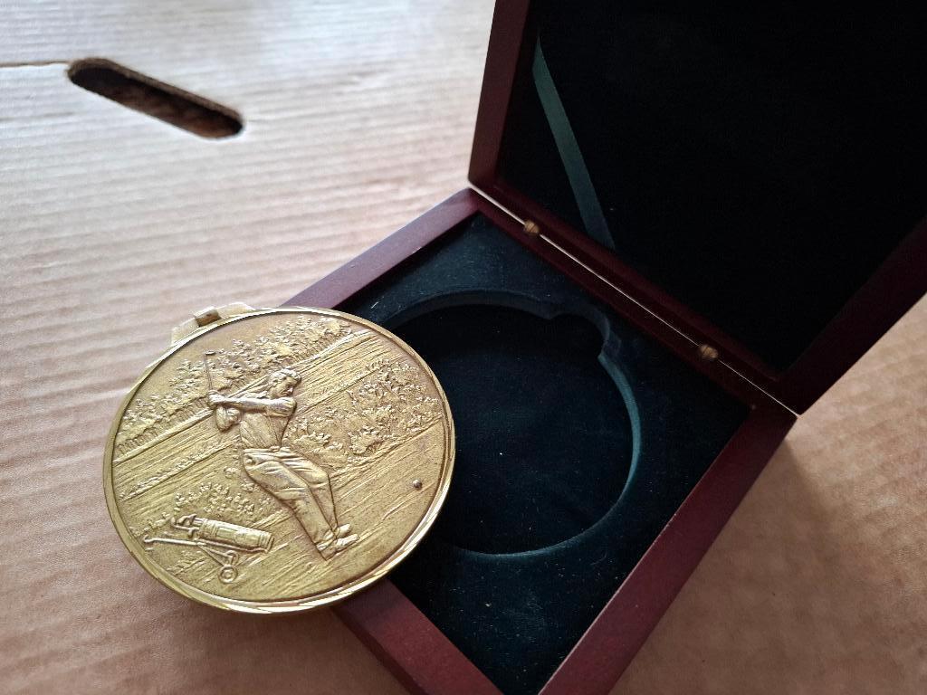 Golf sportmedaille 7 cm, Verzenden, Overige materialen