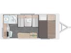 Caravelair Alba 400 Dwars bed - Lichtgewicht -NIEUW 2026, Bedrijf, Treinzit, 750 - 1000 kg, Schokbreker