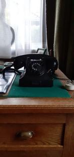 Zwarte PTT Draaischijftelefoon 1960 - Origineel!, Ophalen of Verzenden, Gebruikt, Bakeliet