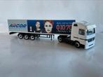 model Mercedes Benz Actros vrachtwagencombi, wit Schuco 1/87, Hobby en Vrije tijd, Modelauto's | 1:87, Ophalen of Verzenden, Gebruikt