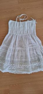 Wit jurkje / top een maat. Ibiza-boho-stijl. Dameskleding., Maat 38/40 (M), Wit, Ophalen of Verzenden, Zo goed als nieuw