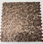 Colonial Hexagon Bronze 10mm 3D op matje 300x300x4-8mm, Ophalen, Overige materialen, Wandtegels, Nieuw