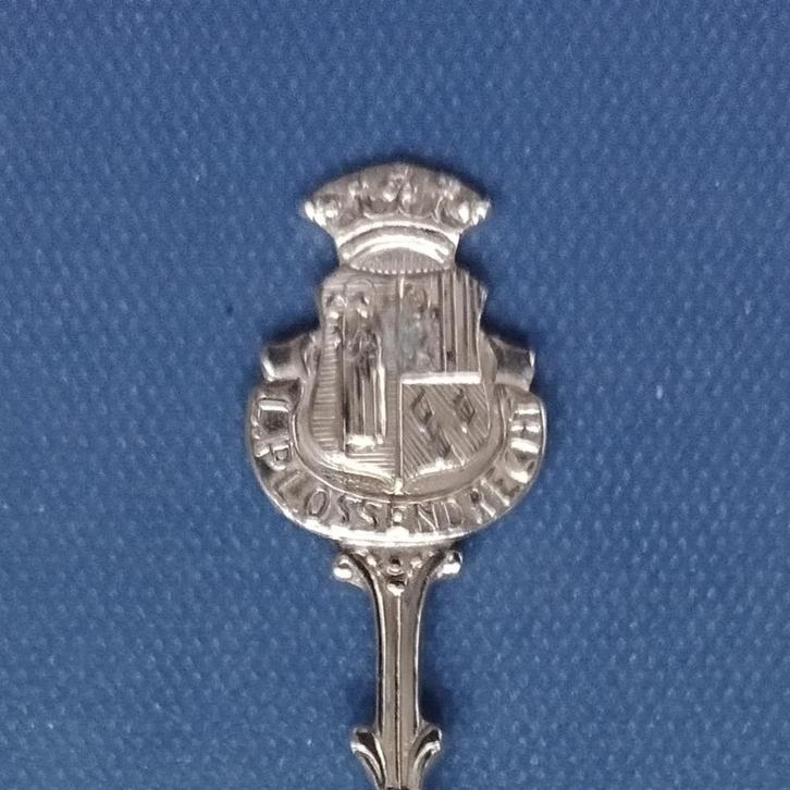 verzilverd lepeltje Legerplaats Ossendrecht (MOVEO), Antiek en Kunst, Antiek | Bestek, Ophalen of Verzenden