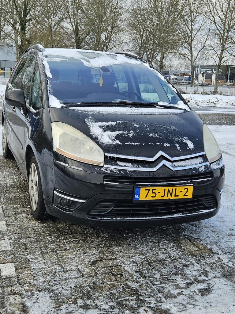 Citroën picasso C4 voor 7 pers. DVD scherm achter de lening, Stof, Zwart, 4 cilinders, 7 stoelen