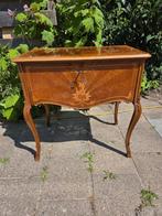 Antieke kast, tafel, bijzettafel notenhout Queen Ann style, Ophalen, Gebruikt, Hout