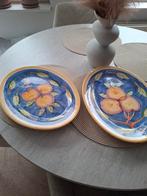 2x   serveerbord geschikt voor kers, Ophalen, Glas, Overige stijlen, Bord(en)