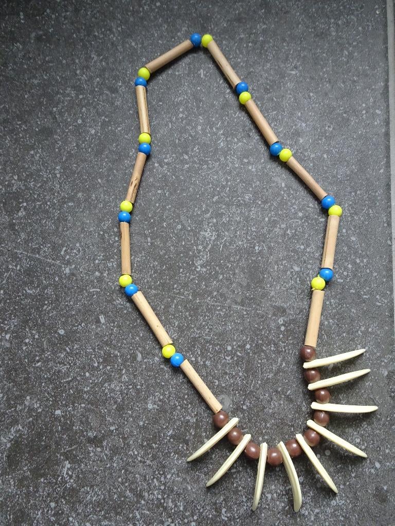indianen ketting , nooit gebruikt ,, Ophalen of Verzenden, Zo goed als nieuw, Carnaval, Accessoires