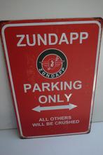 ZUNDAPP BROMFIETS LOGO BORD met tekst PARKING ONLY ZUNDAPP, Ophalen of Verzenden, Nieuw, Overige typen