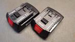 2x Accu 18v 2,5Ah. voor Bosch Blauw Machines. NIEUW!, ., Nieuw, Ophalen of Verzenden, .
