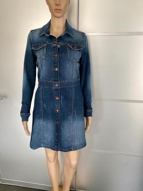 i602 Only maat 36=S spijkerjurk jurk jasje spijker jeans, Kleding | Dames, Jurken, Zo goed als nieuw, Maat 36 (S), Blauw, Boven de knie