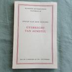 Tk vintage boekje Joost van den Vondel Gysbregt van Aemstel, Gysbreght van Aemstel, Ophalen of Verzenden, Nederland