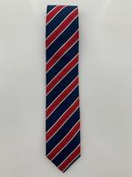 Stropdas (zijde, rood/blauw/zilver, streep), Hema, Overige kleuren, Nieuw, Ophalen of Verzenden