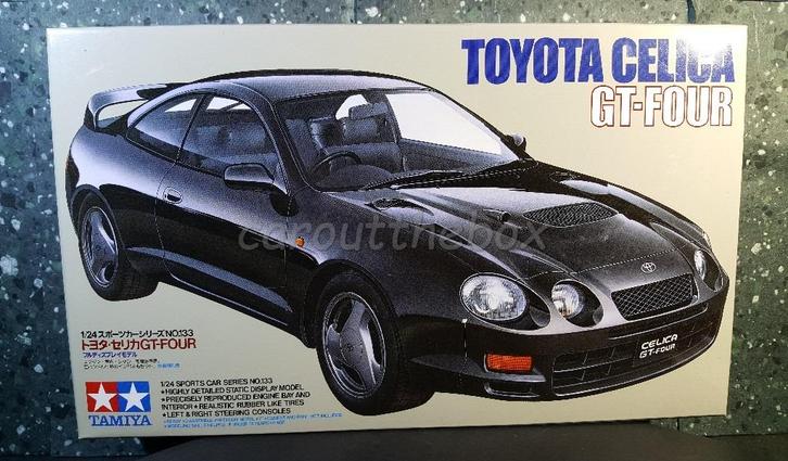 Toyota Celica GT-Four 1:24 Tamiya, Hobby en Vrije tijd, Modelbouw | Auto's en Voertuigen, Nieuw, Auto, Groter dan 1:32, Tamiya