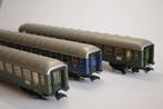 Marklin, set van 3 personenrijtuigen., Wisselstroom, Wagon, Ophalen of Verzenden, Zo goed als nieuw
