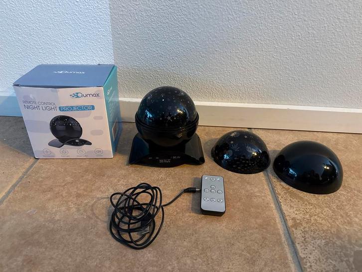 Qumax sterren projector - zwart, Muziek en Instrumenten, Licht en Laser, Gebruikt, Licht, Ophalen of Verzenden