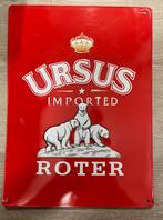 Ursus Roter Wodka Blikken Bord, Ophalen of Verzenden, Gebruikt, Reclamebord